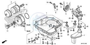 CBR1000S1H 2ED - (2ED) drawing OIL PAN/ OIL PUMP