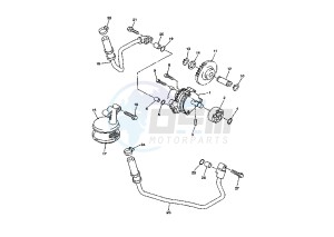 YZ F 450 drawing OIL PUMP