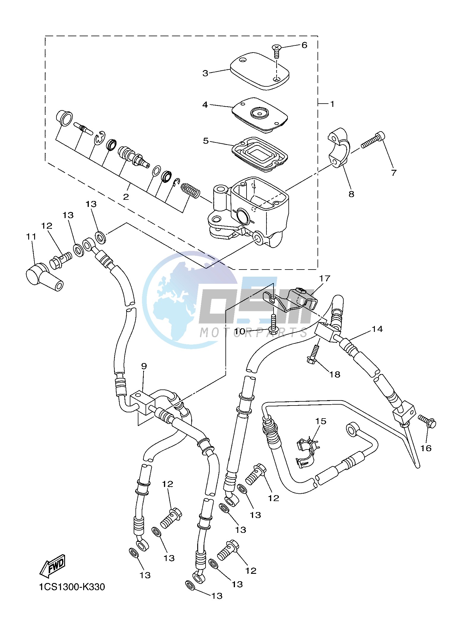 FRONT MASTER CYLINDER