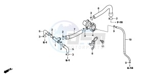 CBF600N drawing AIR INJECTION CONTROL VALVE(1)