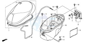 NVS503SH 502 drawing SEAT/LUGGAGE BOX