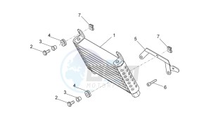 Stelvio 1200 8V STD - NTX drawing Oil radiator