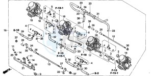 CBF600SA drawing CARBURETOR (ASSY.)