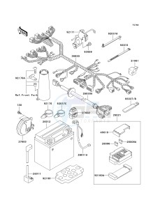 VN 800 E [VULCAN 800 DRIFTER] (E6F) E6F drawing CHASSIS ELECTRICAL EQUIPMENT