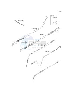 KVF 400 C [PRAIRIE 400 4X4] (C1-C4) [PRAIRIE 400 4X4] drawing CABLES