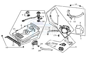 SUPER FANCY - 50 cc drawing FUEL TANK