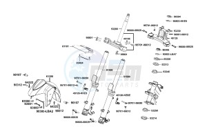 XCITING 400 drawing Steering Stem