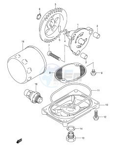 LT-F400 (P3-P28) drawing OIL PUMP