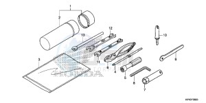 TRX420TED TRX420 Europe Direct - (ED) drawing TOOLS