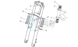 V7 Racer 750 drawing Front fork I