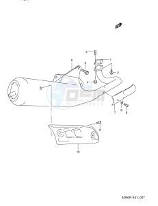 AD50 (E41) drawing MUFFLER