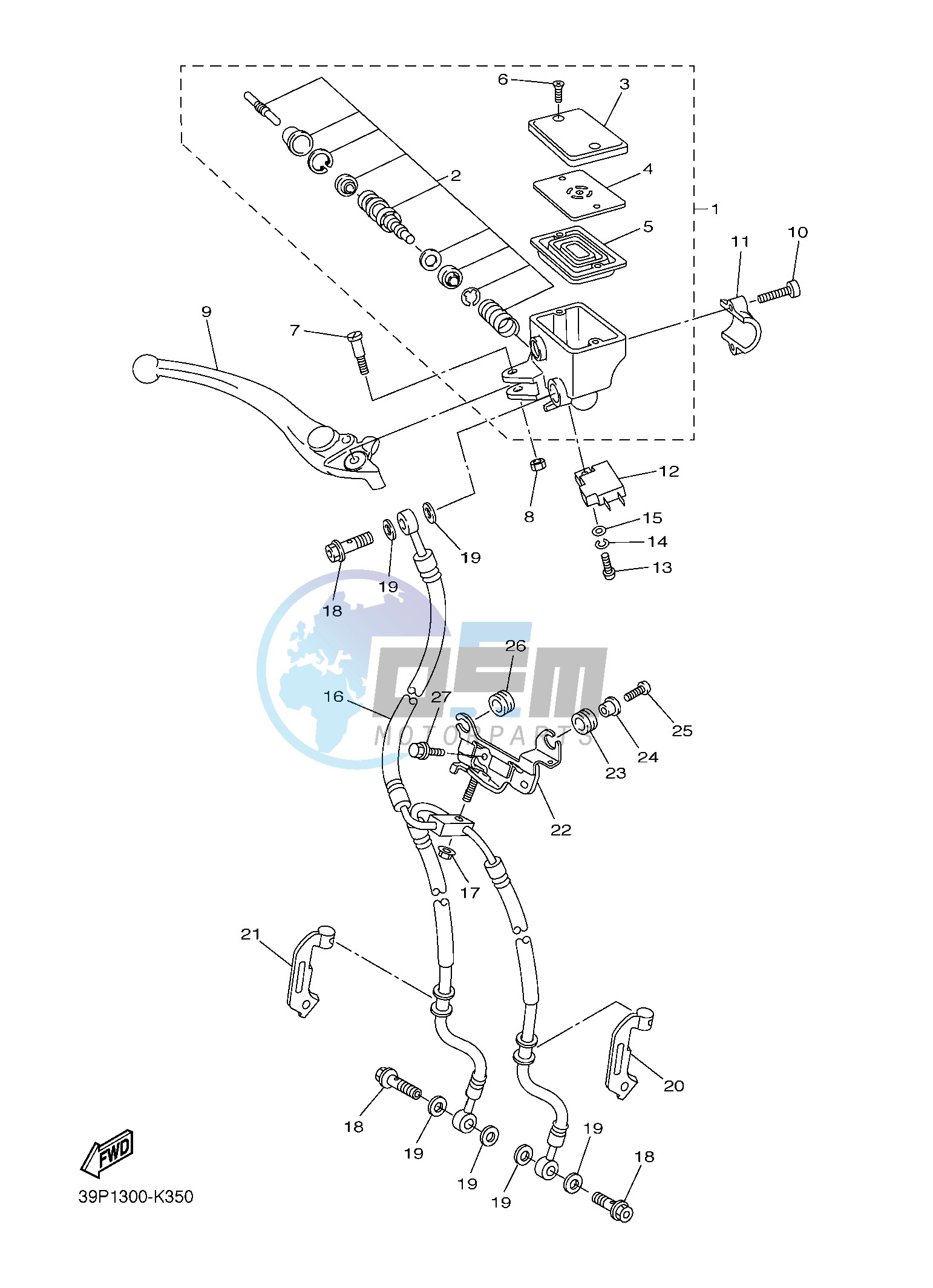 FRONT MASTER CYLINDER