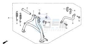 XL600V TRANSALP drawing STAND SET