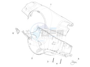 PRIMAVERA 125 4T 3V IGET ABS E4 (EMEA) drawing Handlebars coverages