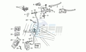 California 1100 Special Special drawing Rh front brake system