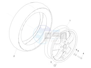 GTS 300 ie ABS (APAC) drawing Front wheel