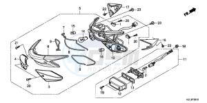 NSC110MPDC drawing REAR COMBINATION LIGHT