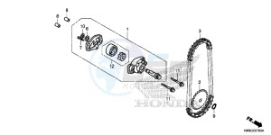 TRX250TME FOURTRAX RECON Europe Direct - (ED) drawing OIL PUMP