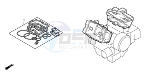 VTR1000F FIRE STORM drawing GASKET KIT A