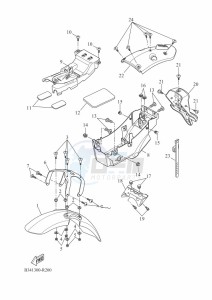 XSR700 MTM690D (BCN1) drawing FENDER