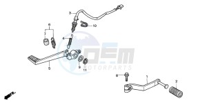 VFR800FI drawing PEDAL