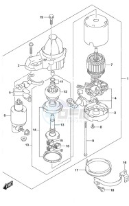 DF 350A drawing Starting Motor