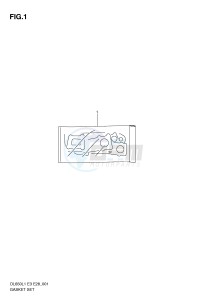 DL650 (E3) V-Strom drawing GASKET SET