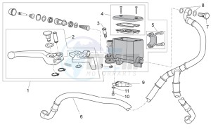 Stelvio 1200 - NTX - ABS 1200 drawing Front master cilinder