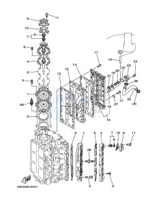 200FETOX drawing CYLINDER--CRANKCASE-2