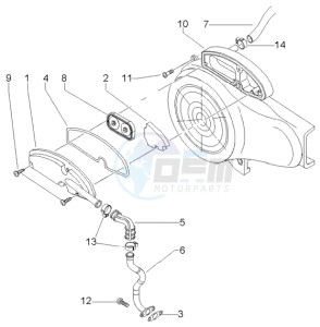 Liberty 50 4t RST ptt (E) Spain drawing Secondairy air box