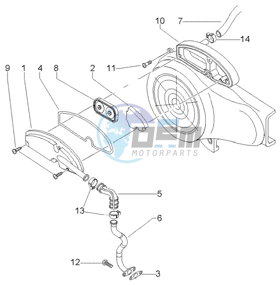 Secondairy air box