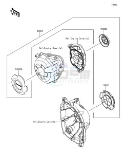 Z1000 ABS ZR1000GFF FR GB XX (EU ME A(FRICA) drawing Accessory(Engine Slider)