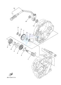 YBR125E (BN96) drawing STARTER