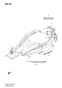 AN400 BURGMAN EU-UK drawing FRAME COVER