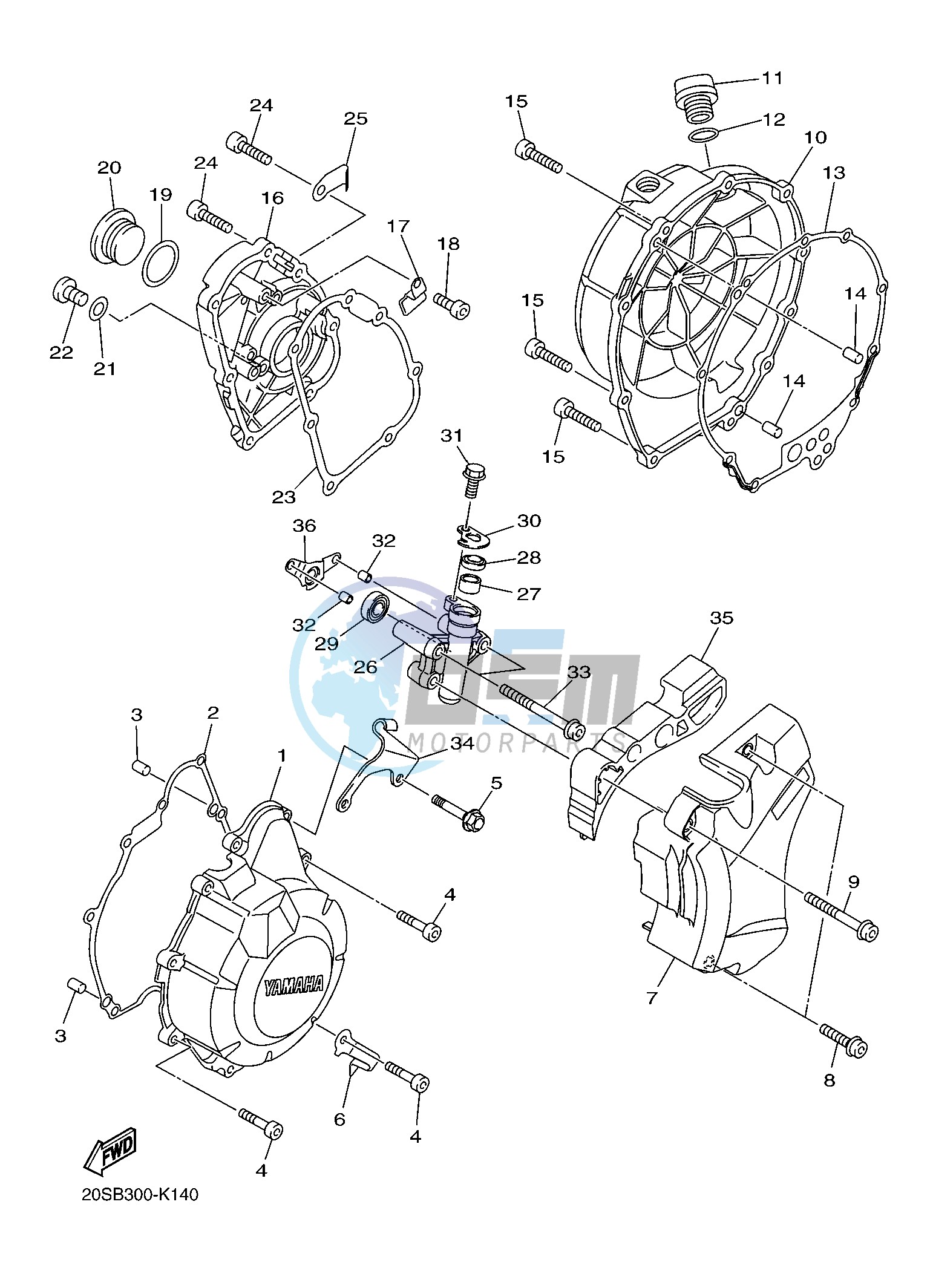 CRANKCASE COVER 1