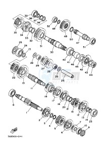 YFM350R YFM350RD RAPTOR 350 (10PA) drawing TRANSMISSION