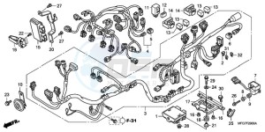 CB600FA39 France - (F / ABS CMF ST 25K) drawing WIRE HARNESS