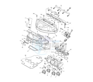 YZF R6 600 drawing INTAKE