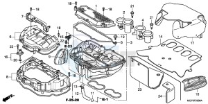 CBR1000RRC drawing AIR CLEANER