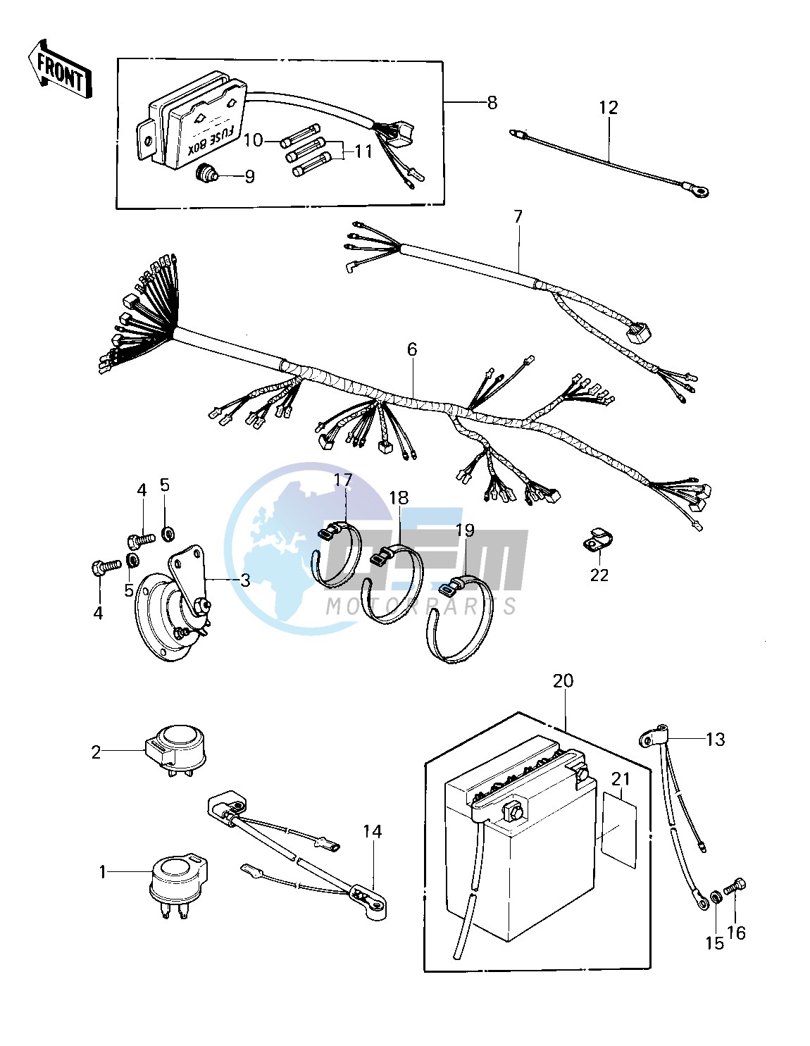 CHASSIS ELECTRICAL EQUIPMENT -- 80 KZY 50-E1- -