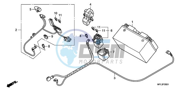 BATTERY (CBR1000RA)