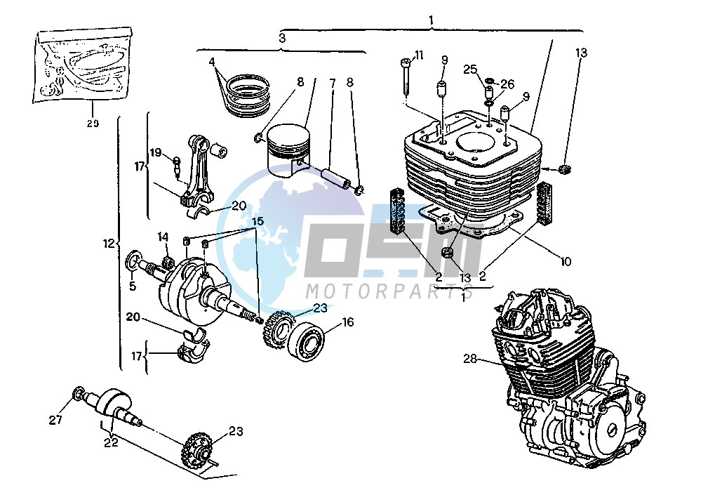 CRANKSHAFT-CYLINDER