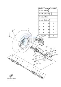 YXZ1000E YXZ10YPXG YXZ1000R EPS (2HC4) drawing REAR WHEEL 2