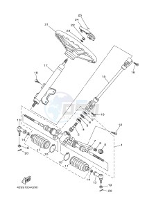 YXR700F YXR7FSPB RHINO 700 SPORTS EDITION (1RB9 1RBA 1RBB) drawing STEERING