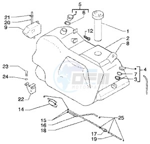 X9 180 Amalfi drawing Fuel Tank