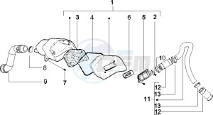 Liberty 50 2t drawing Secondairy air box