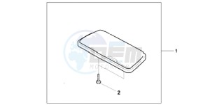 GL1800A Australia - (U) drawing TRUNK VANITY MIRR