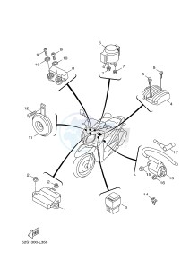 HW125 XENTER 125 (53B5) drawing ELECTRICAL 1