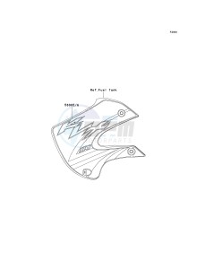 KLX 110 A (A1-A4) drawing DECALS-- A1- -