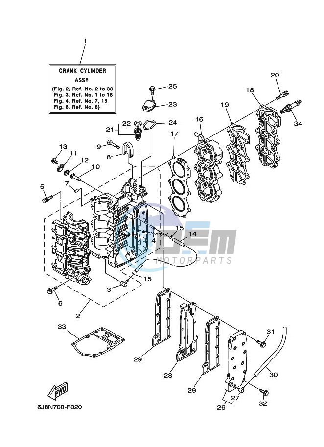 CYLINDER--CRANKCASE